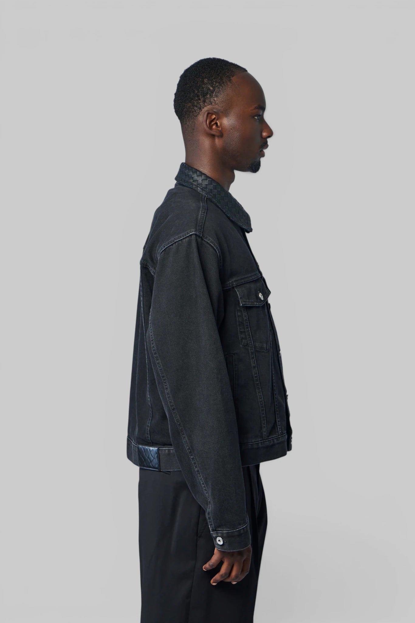 Bottega Veneta - Intrecciato Leather-trimmed Recycled-shell Down Jacket - LABELS