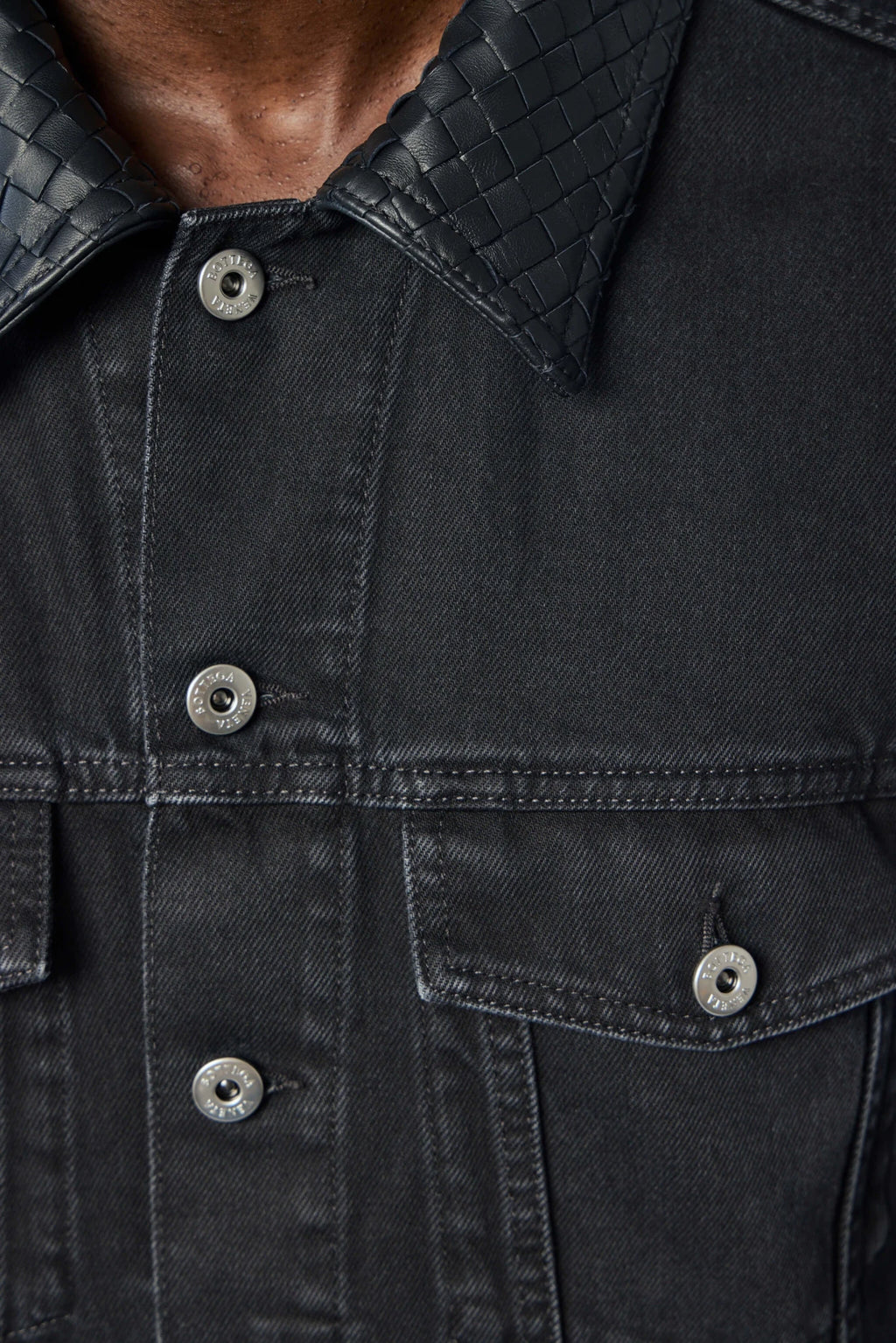 Bottega Veneta - Intrecciato Leather-trimmed Recycled-shell Down Jacket - LABELS