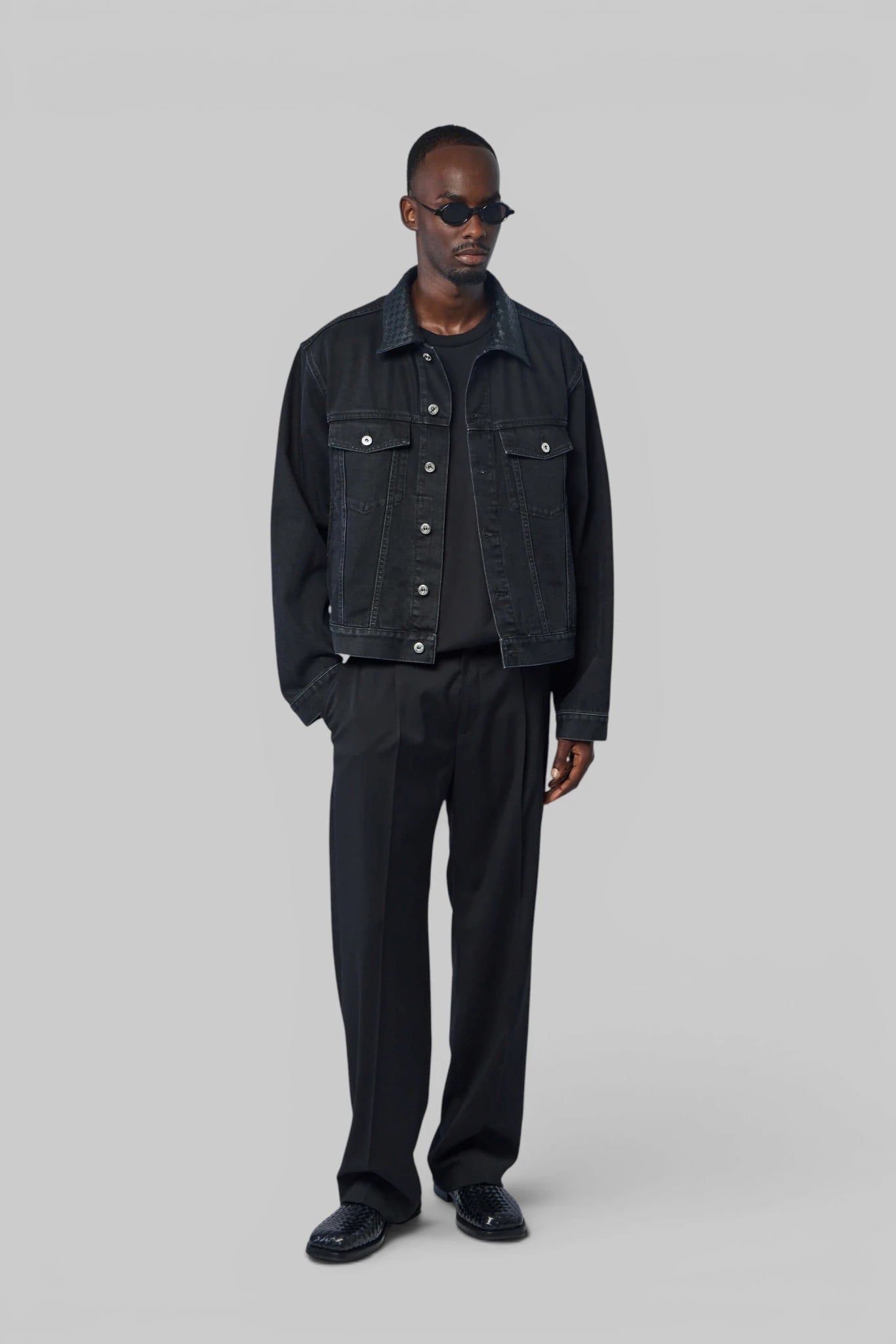 Bottega Veneta - Intrecciato Leather-trimmed Recycled-shell Down Jacket - LABELS