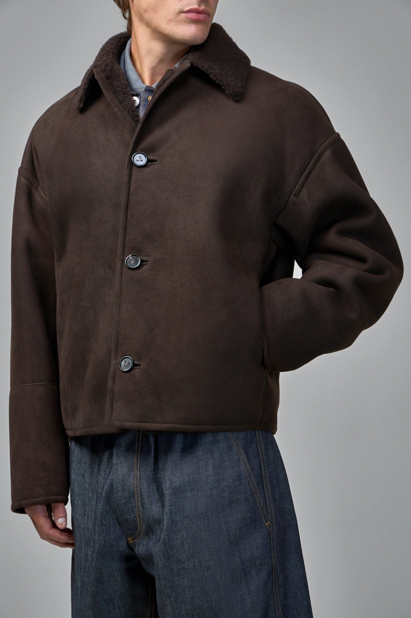 Bottega Veneta - Jacket Felted Merinos Shearling - LABELS