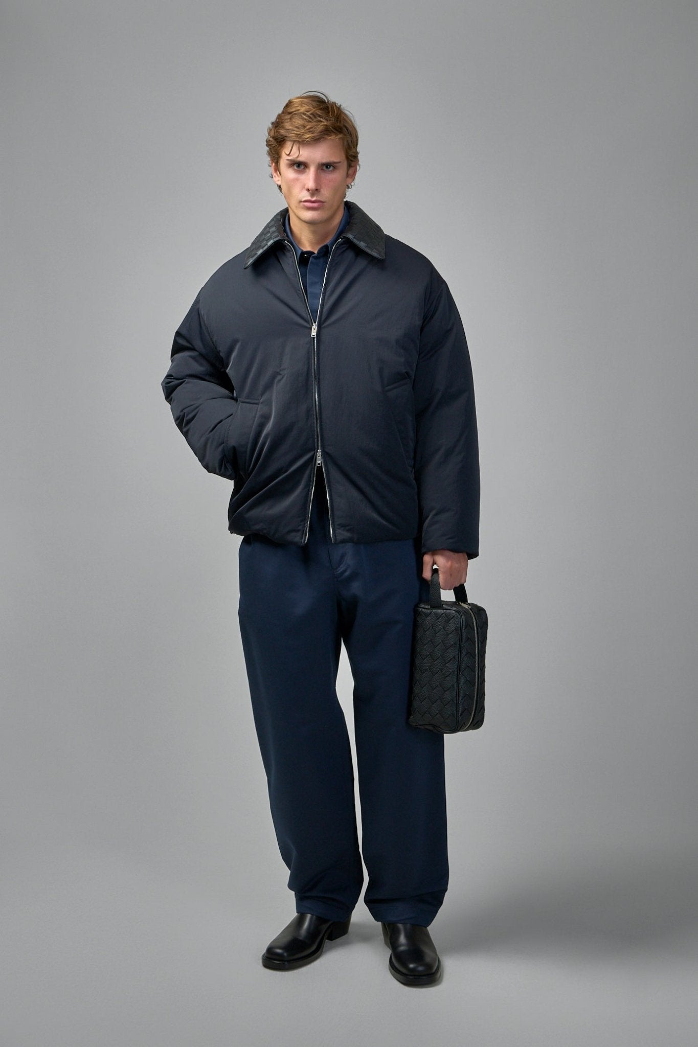 Bottega Veneta Jacket Washed Tech Matt Nylon - LABELS