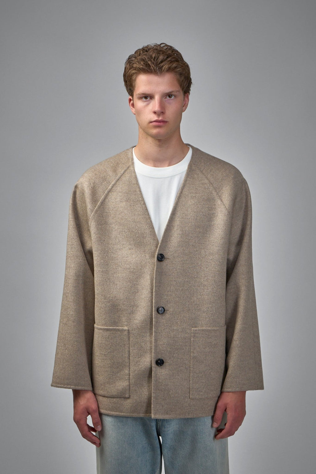 Bottega Veneta - Light Double Wool And Cashmere Coat - LABELS