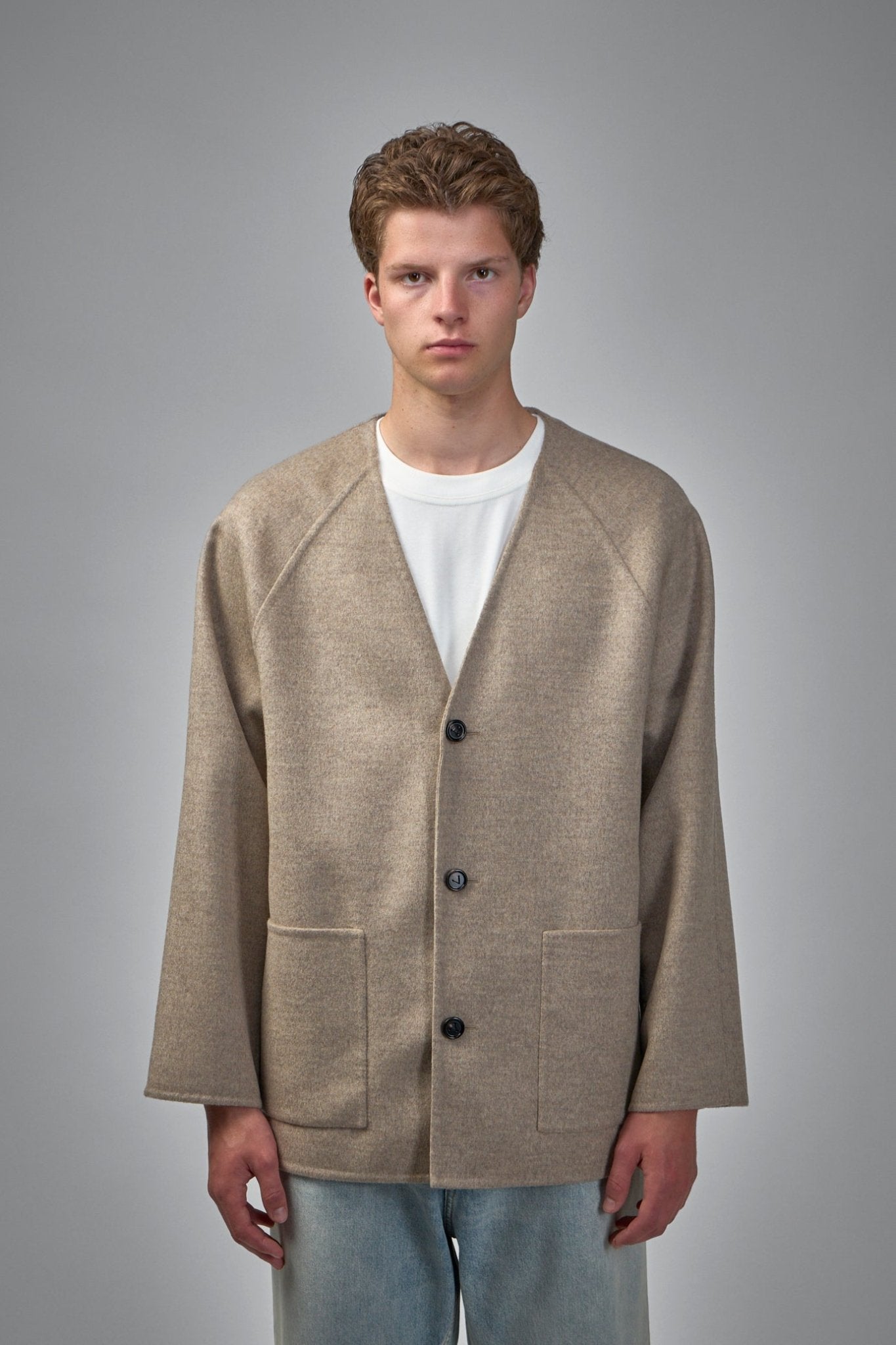 Bottega Veneta - Light Double Wool And Cashmere Coat - LABELS