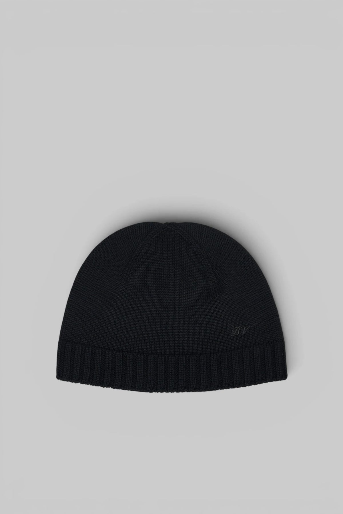 Bottega Veneta Beanies - Lw Classic Wool Knit Beanie in black, front view