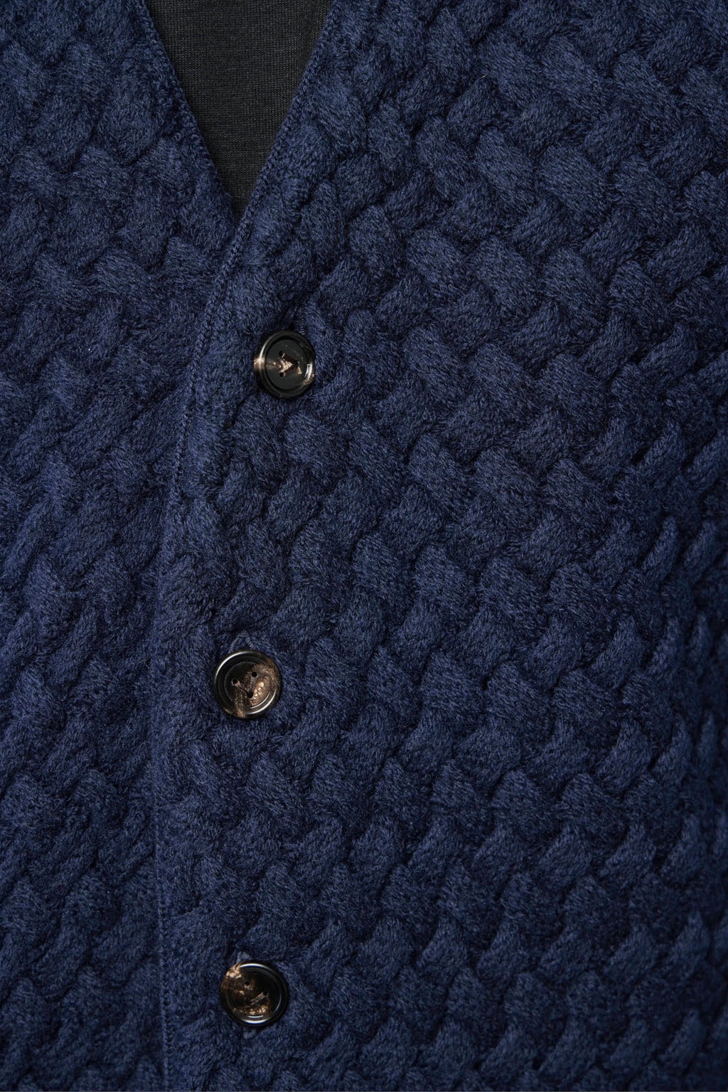 Bottega Veneta - LW Wool Intrecciato Cardigan - LABELS