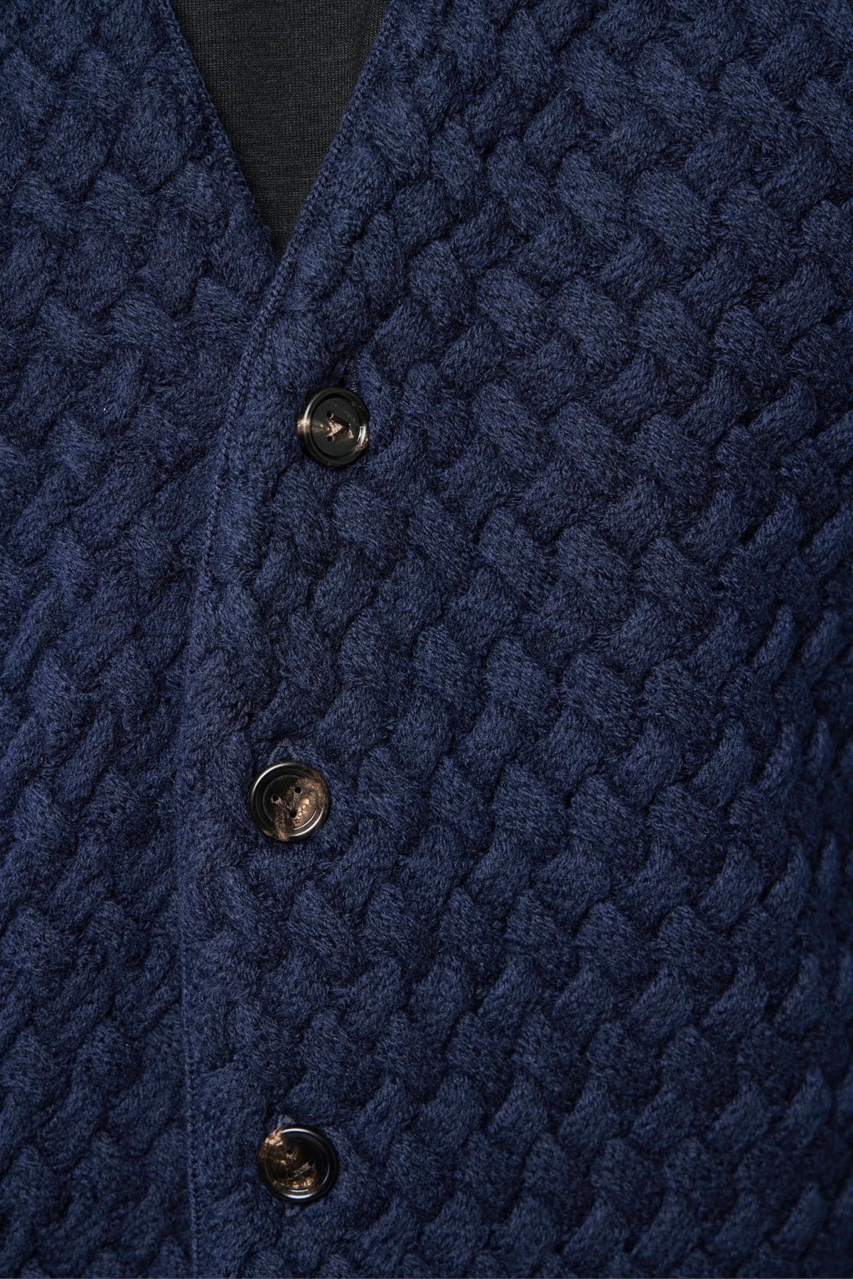 Bottega Veneta - LW Wool Intrecciato Cardigan - LABELS