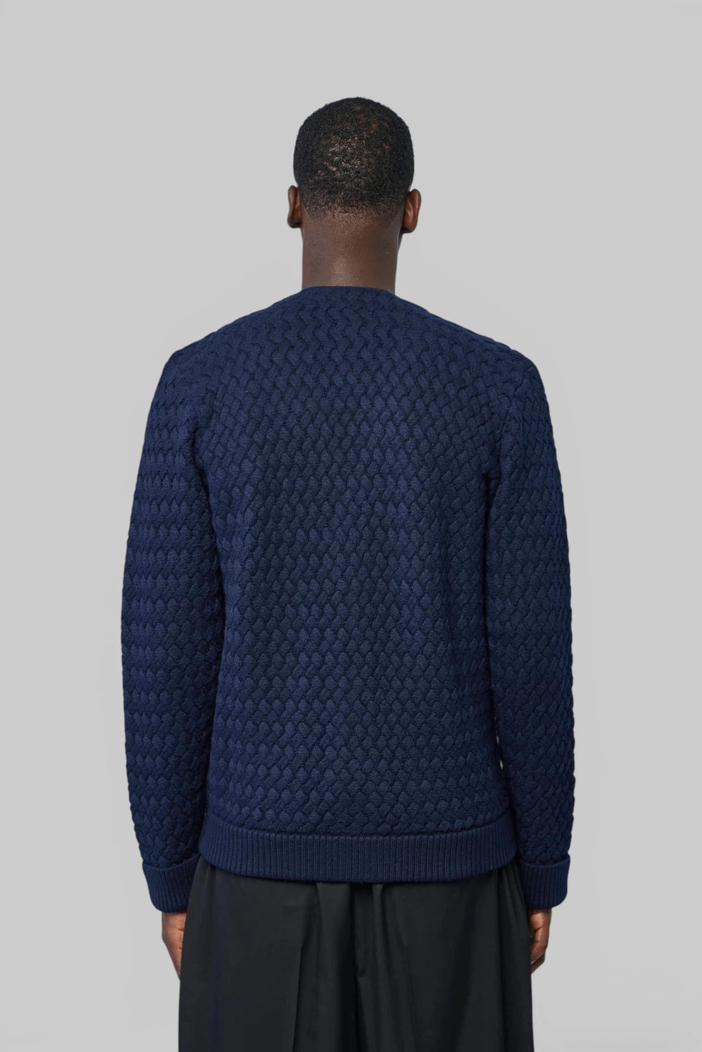 Bottega Veneta - LW Wool Intrecciato Cardigan - LABELS
