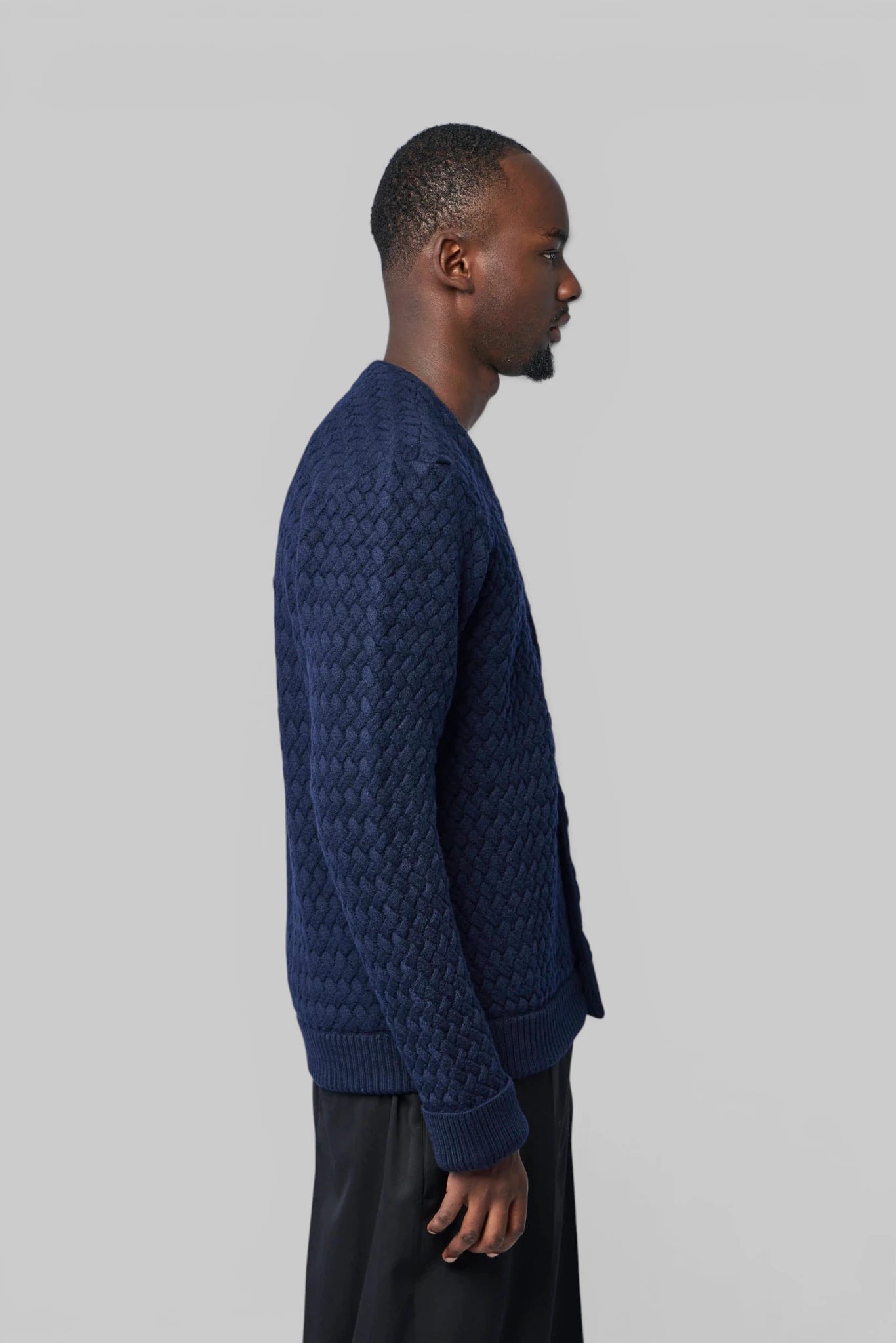 Bottega Veneta - LW Wool Intrecciato Cardigan - LABELS