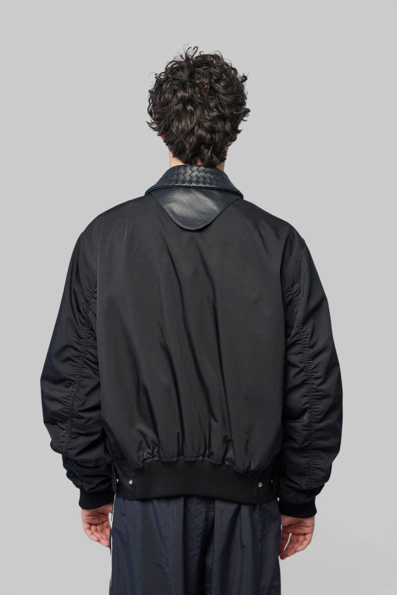 Bottega Veneta blouson elastic cuff detail