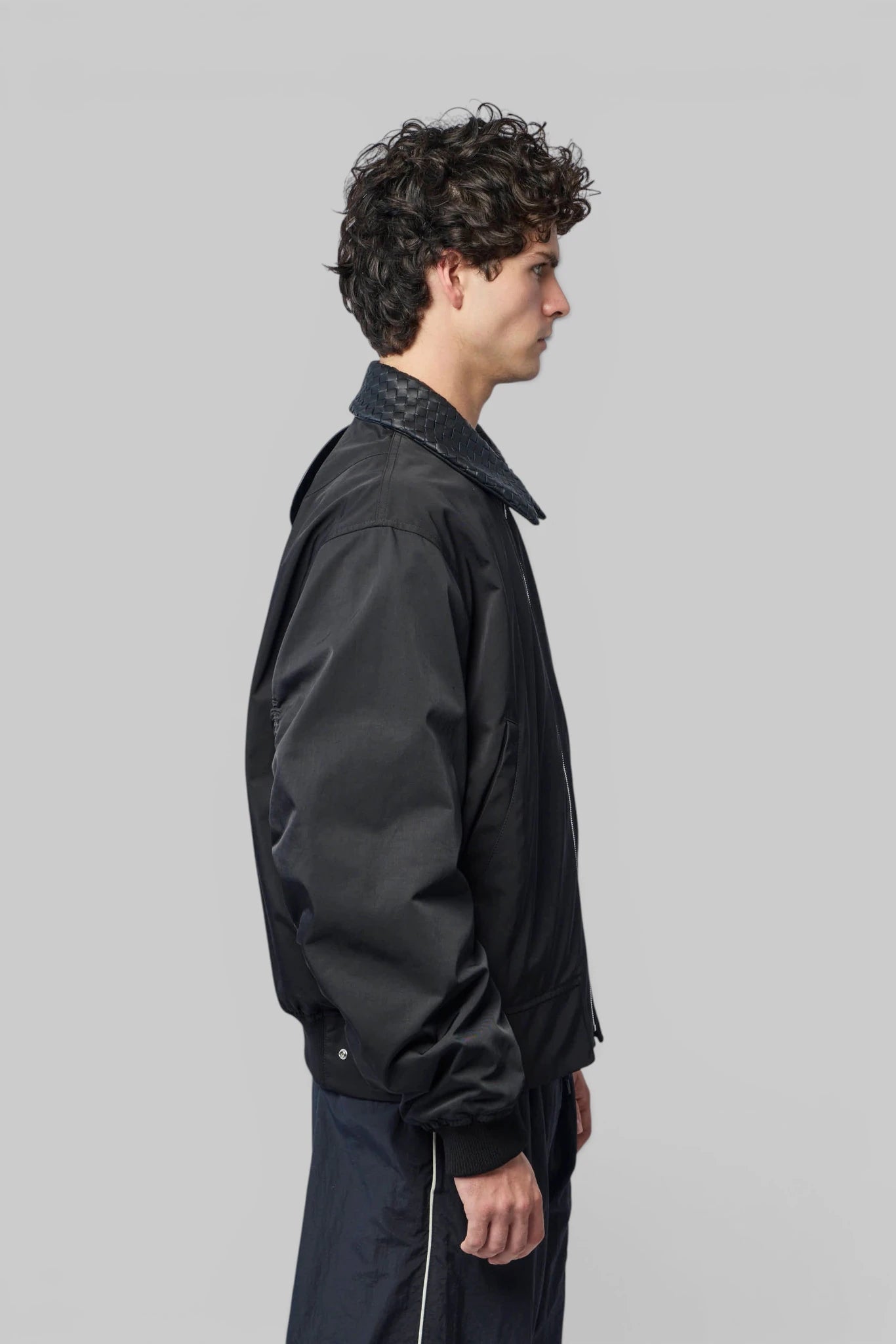 Bottega Veneta Nylon Cotton Twill Blouson side profile