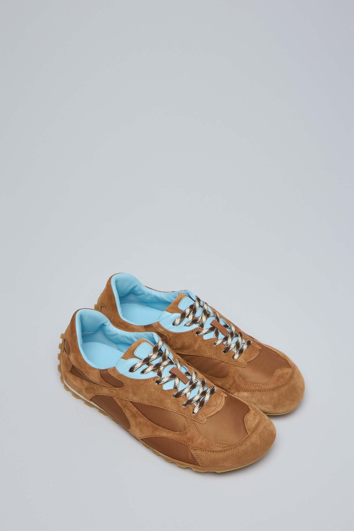 Bottega Veneta - Orbit Flash Sneaker Suede/nap/new Amber/iceberg - LABELS