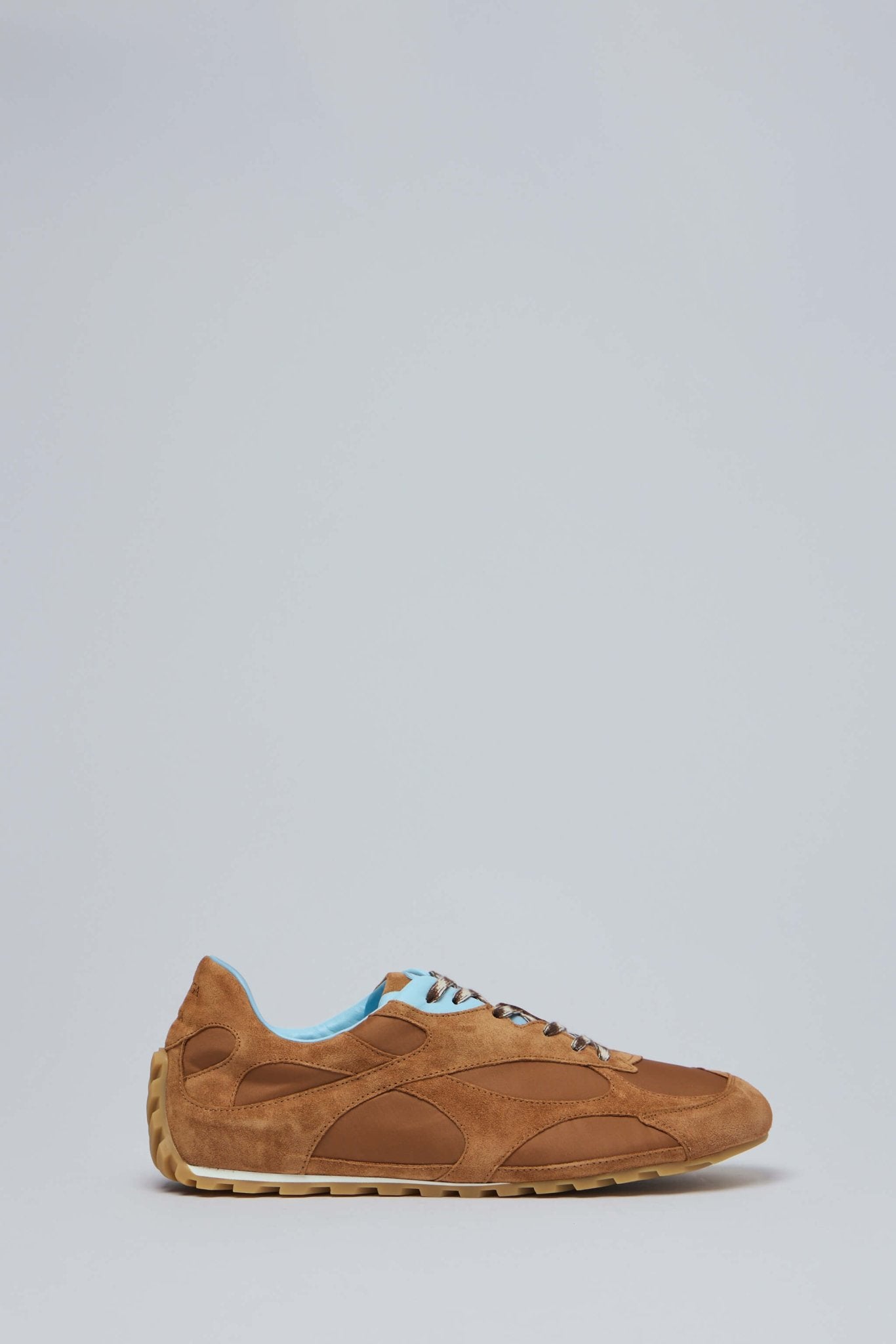 Bottega Veneta - Orbit Flash Sneaker Suede/nap/new Amber/iceberg - LABELS