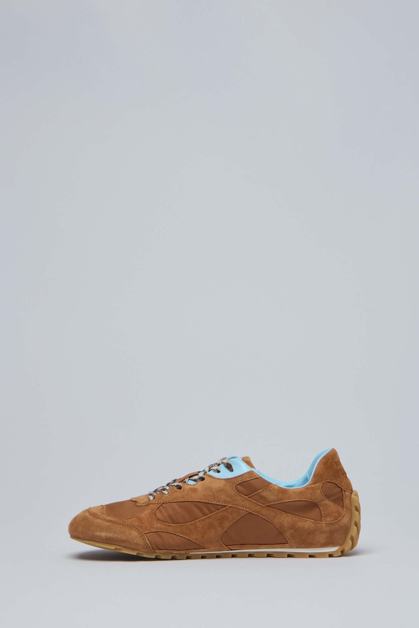 Bottega Veneta - Orbit Flash Sneaker Suede/nap/new Amber/iceberg - LABELS