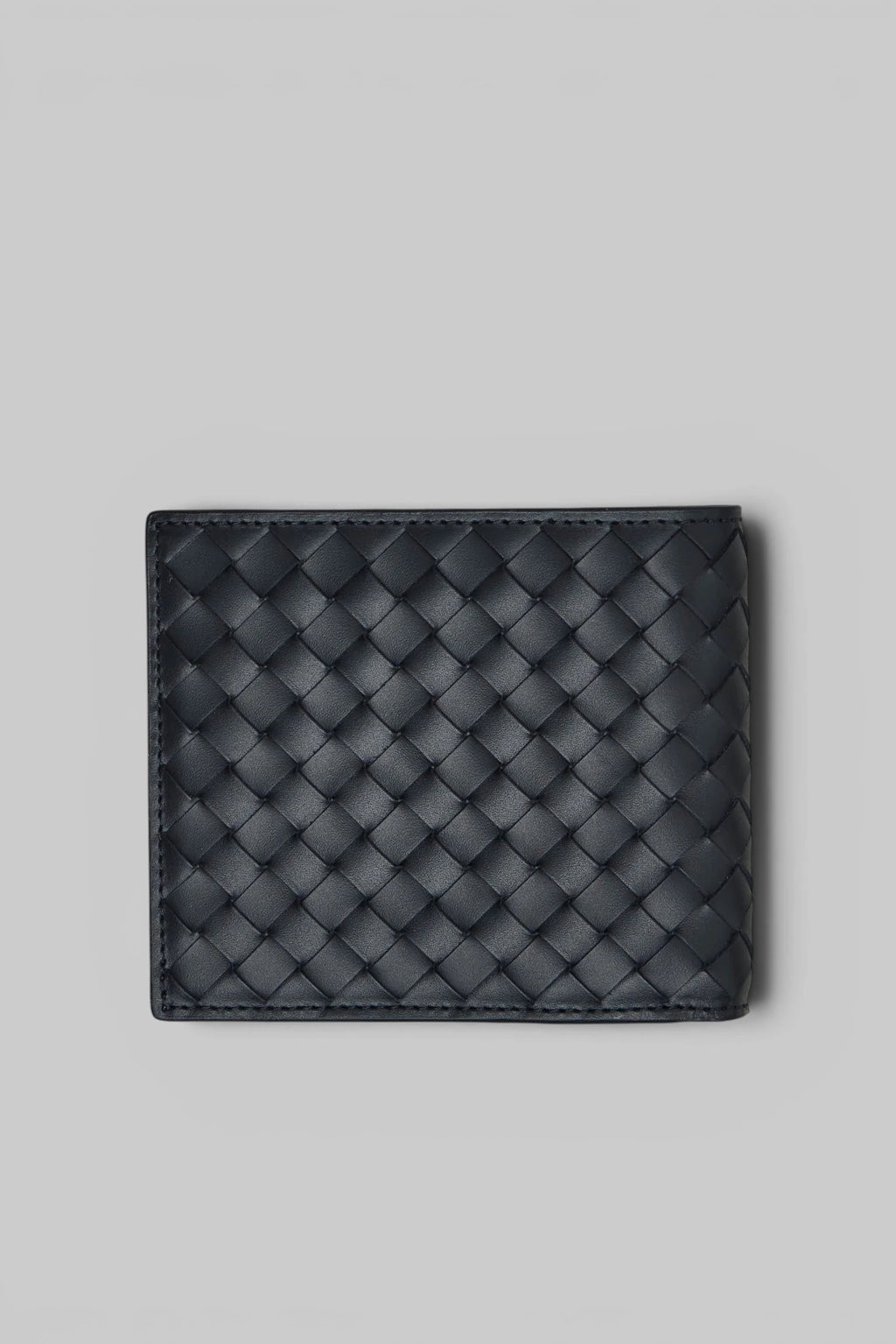 Bottega Veneta Intrecciato wallet interior showing card compartments