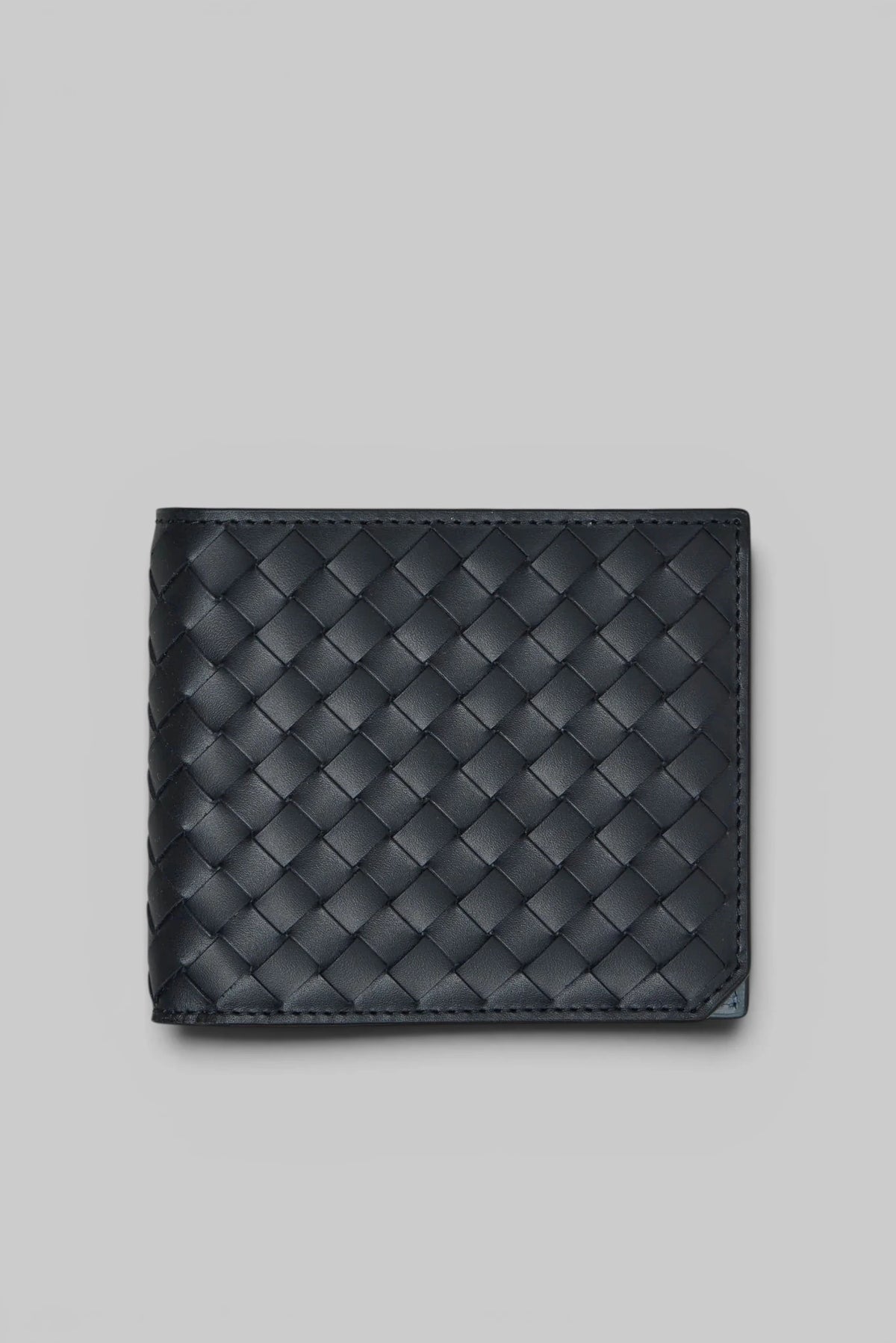 Bottega Veneta Wallets Portafoglio Intrecciato front view in woven leather
