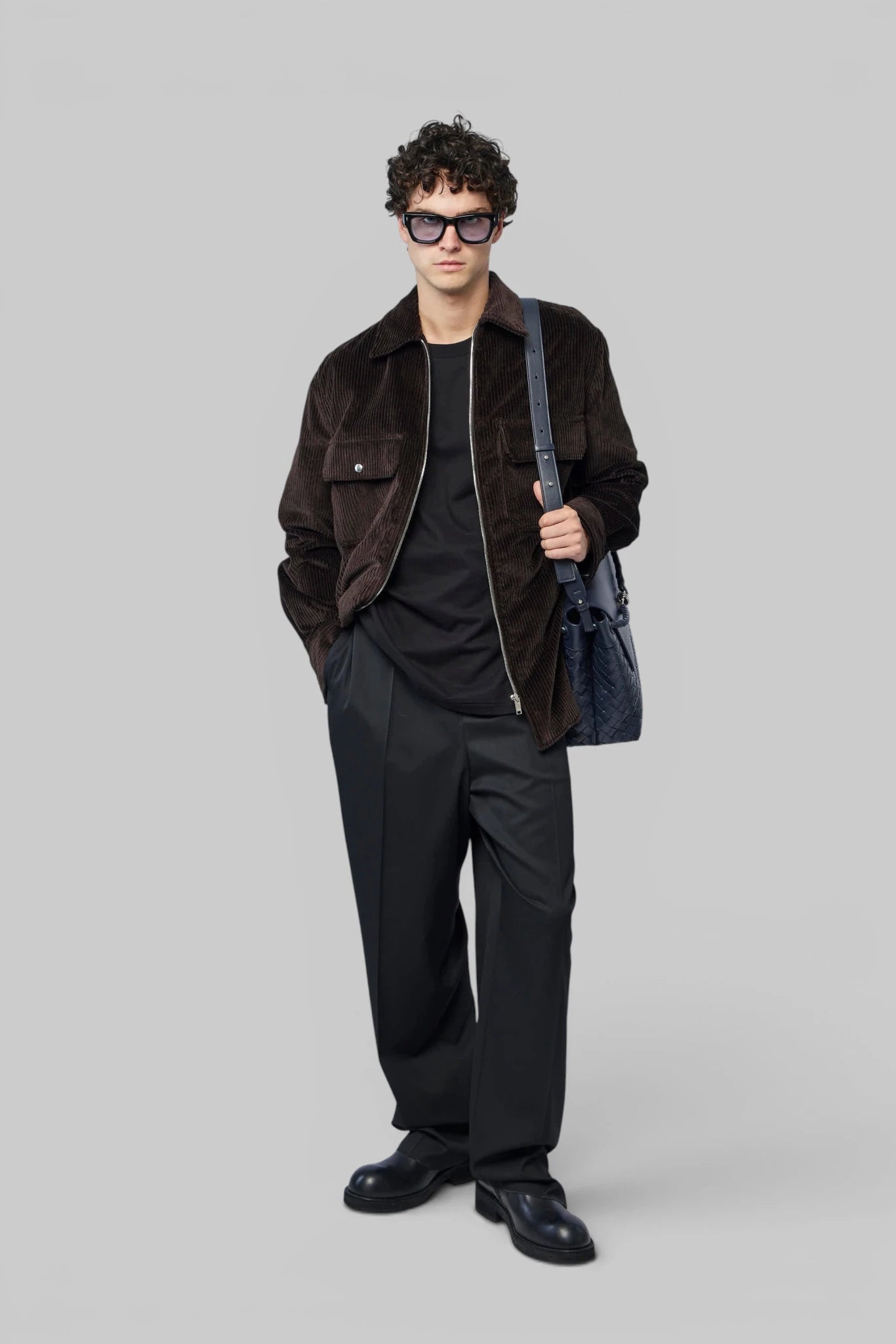 Bottega Veneta washed cotton corduroy jacket back detail