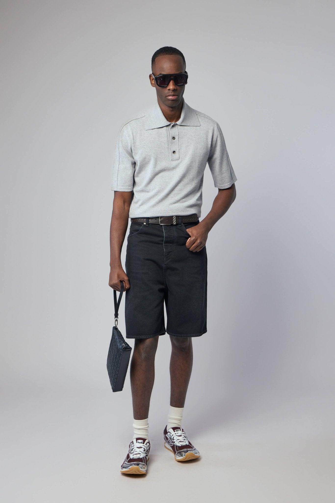 Bottega Veneta - Shorts Faded Black - LABELS