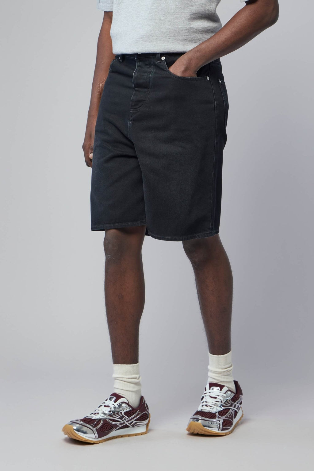Bottega Veneta - Shorts Faded Black - LABELS