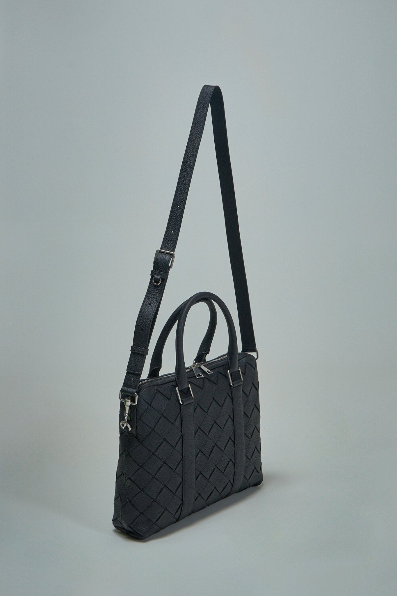 Bottega Veneta - Slim Intrecciato Briefcase - LABELS