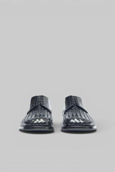 Smashed Lace Up Intrecciato CL