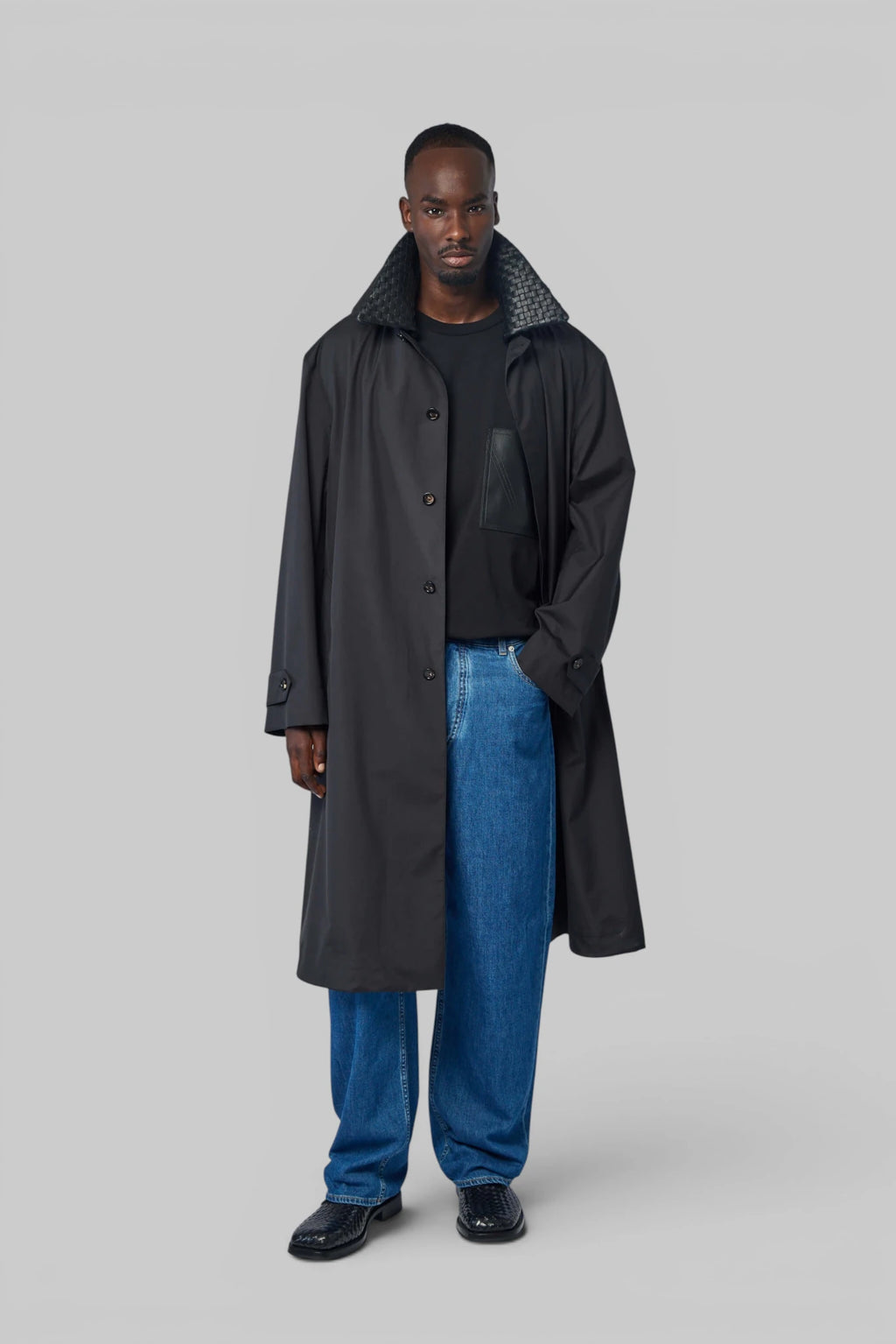 Bottega Veneta - Tech Wool Silk Coat - LABELS