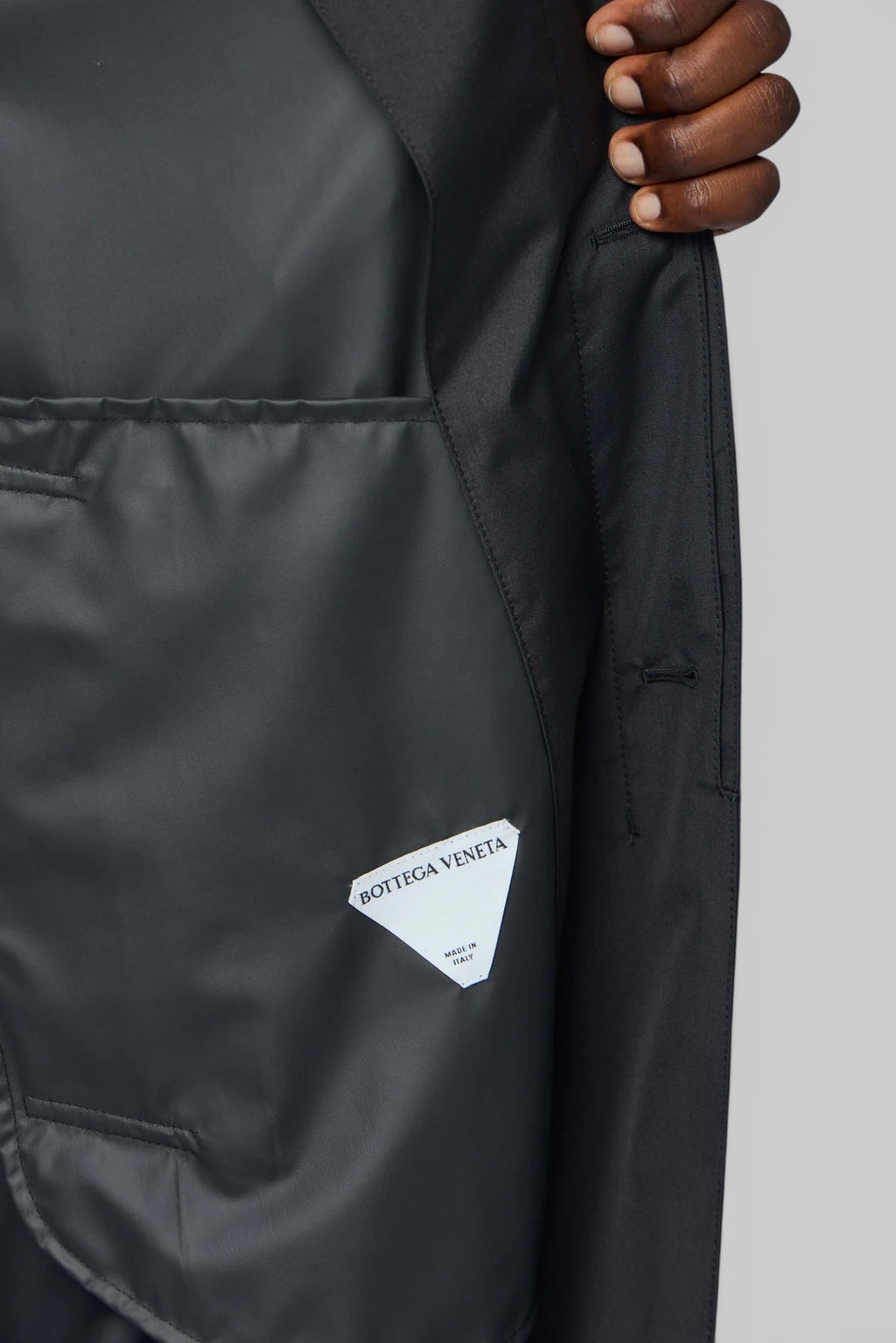 Bottega Veneta - Tech Wool Silk Coat - LABELS