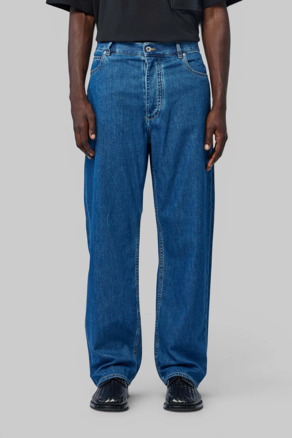 Bottega Veneta - Trousers LW Atlantic Blue Denim - LABELS