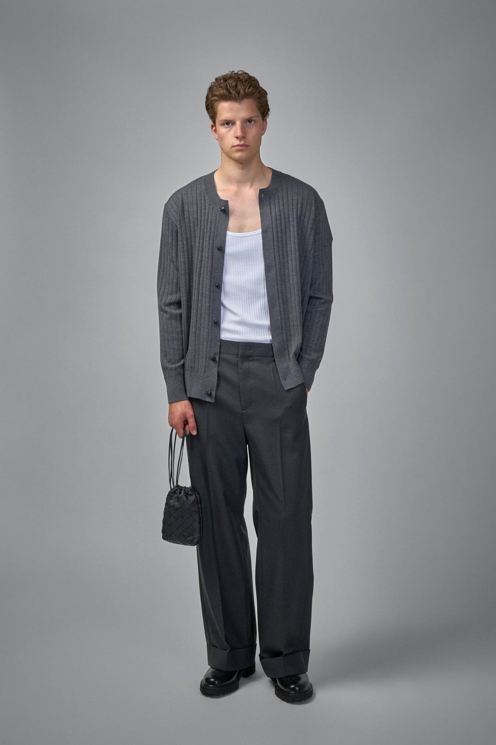 Bottega Veneta - Wool Rib Cardigan - LABELS