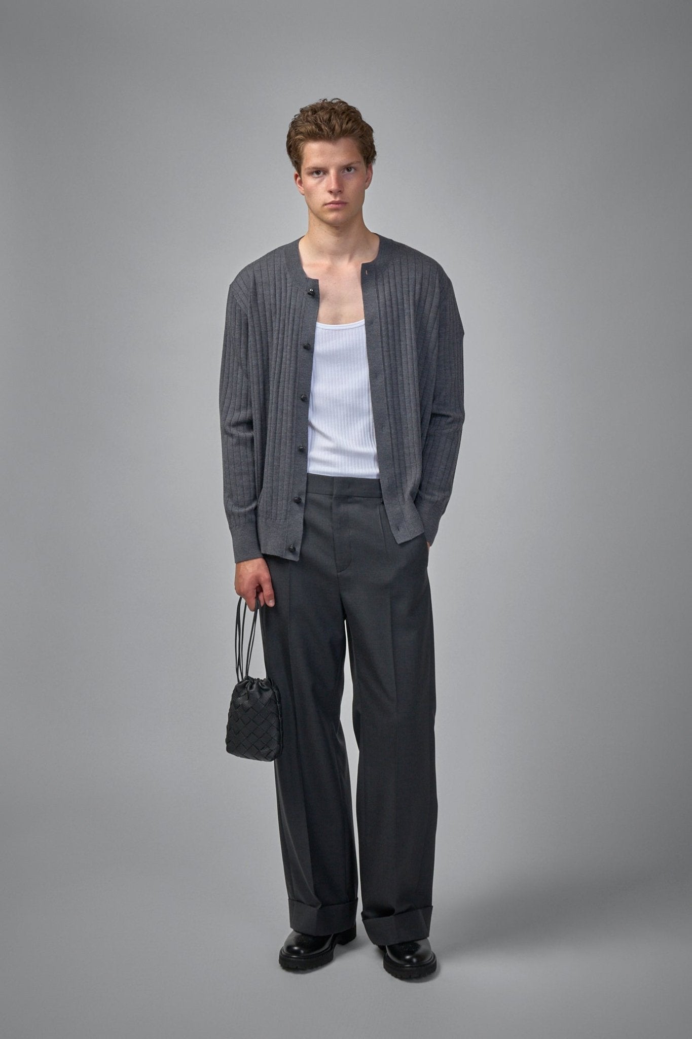 Bottega Veneta - Wool Rib Cardigan - LABELS