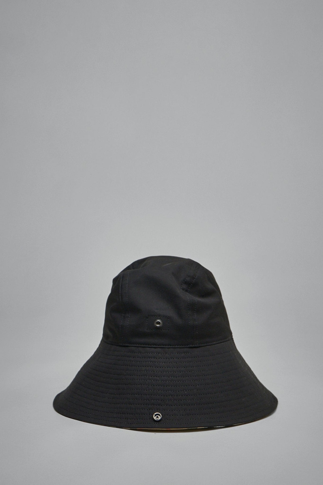 Burberry - Check Brim Gabardine Hat - LABELS