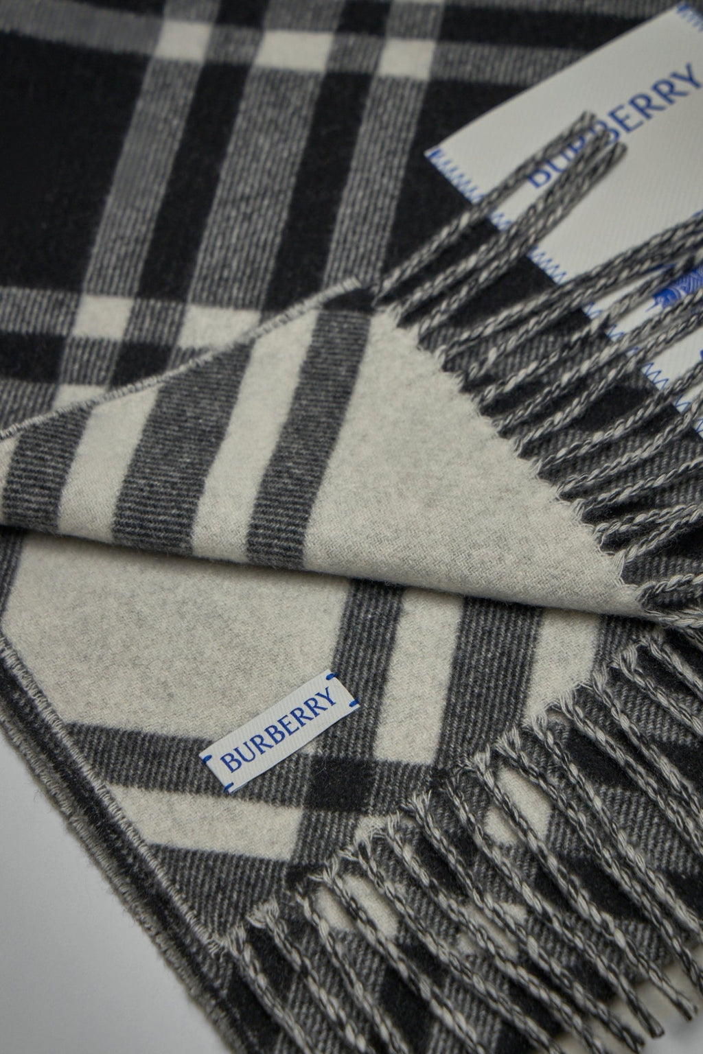 Burberry - Check Cashmere Scarf - LABELS