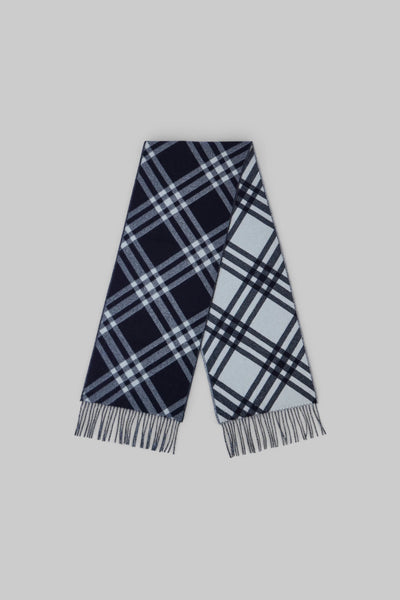 Check Cashmere Scarf