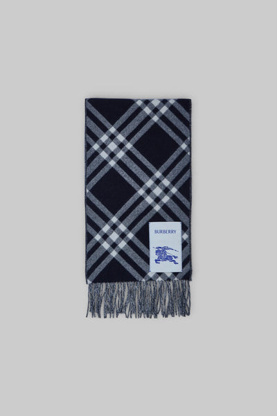 Check Cashmere Scarf