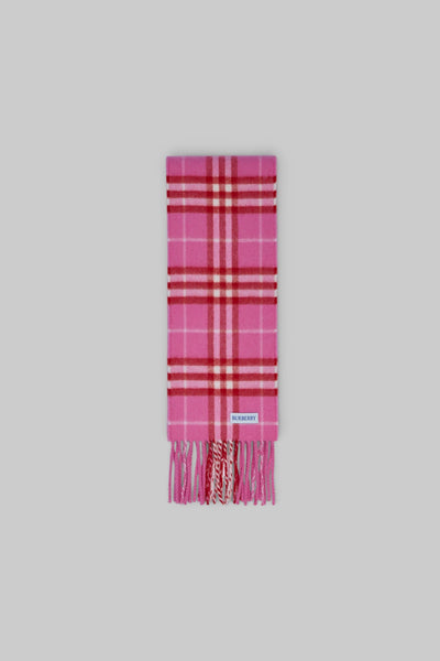 Check Cashmere Scarf