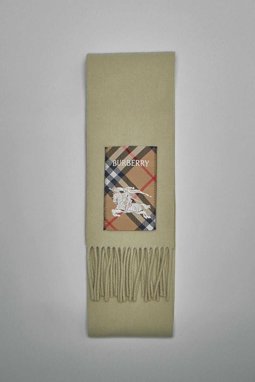 Burberry - Check Label Cashmere Scarf - LABELS
