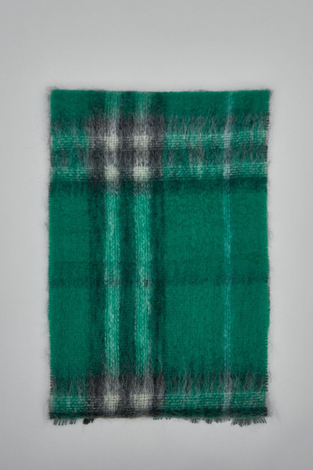 Burberry - Check Mohair Wool Scarf - LABELS