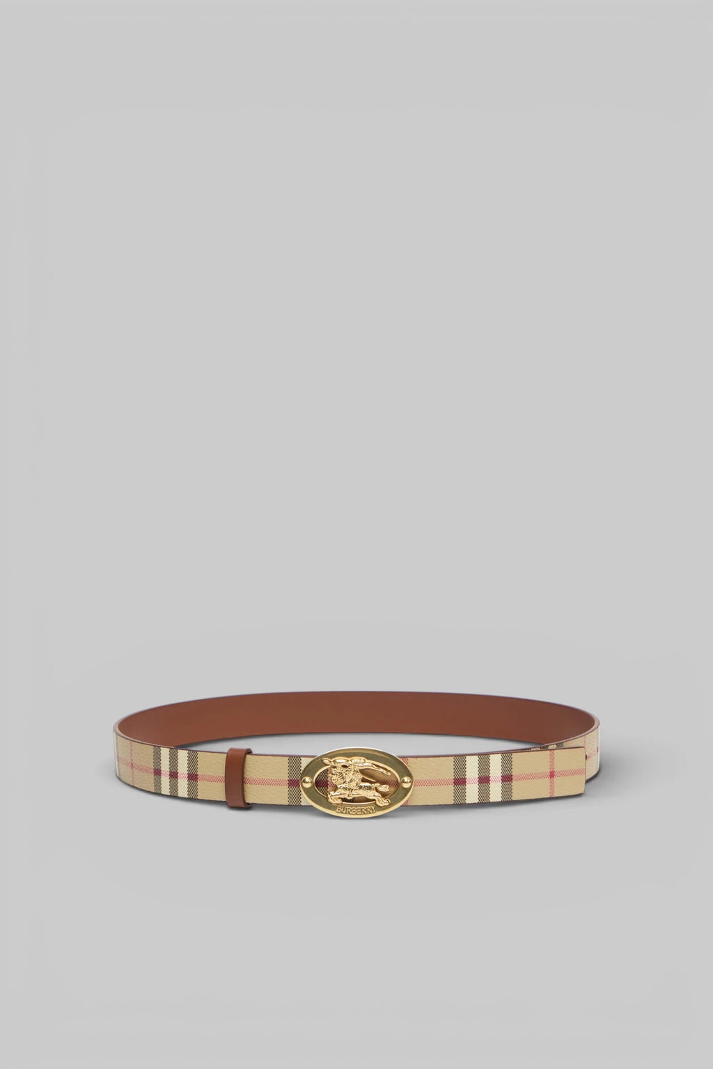 Burberry - Check Oval Belt - LABELS