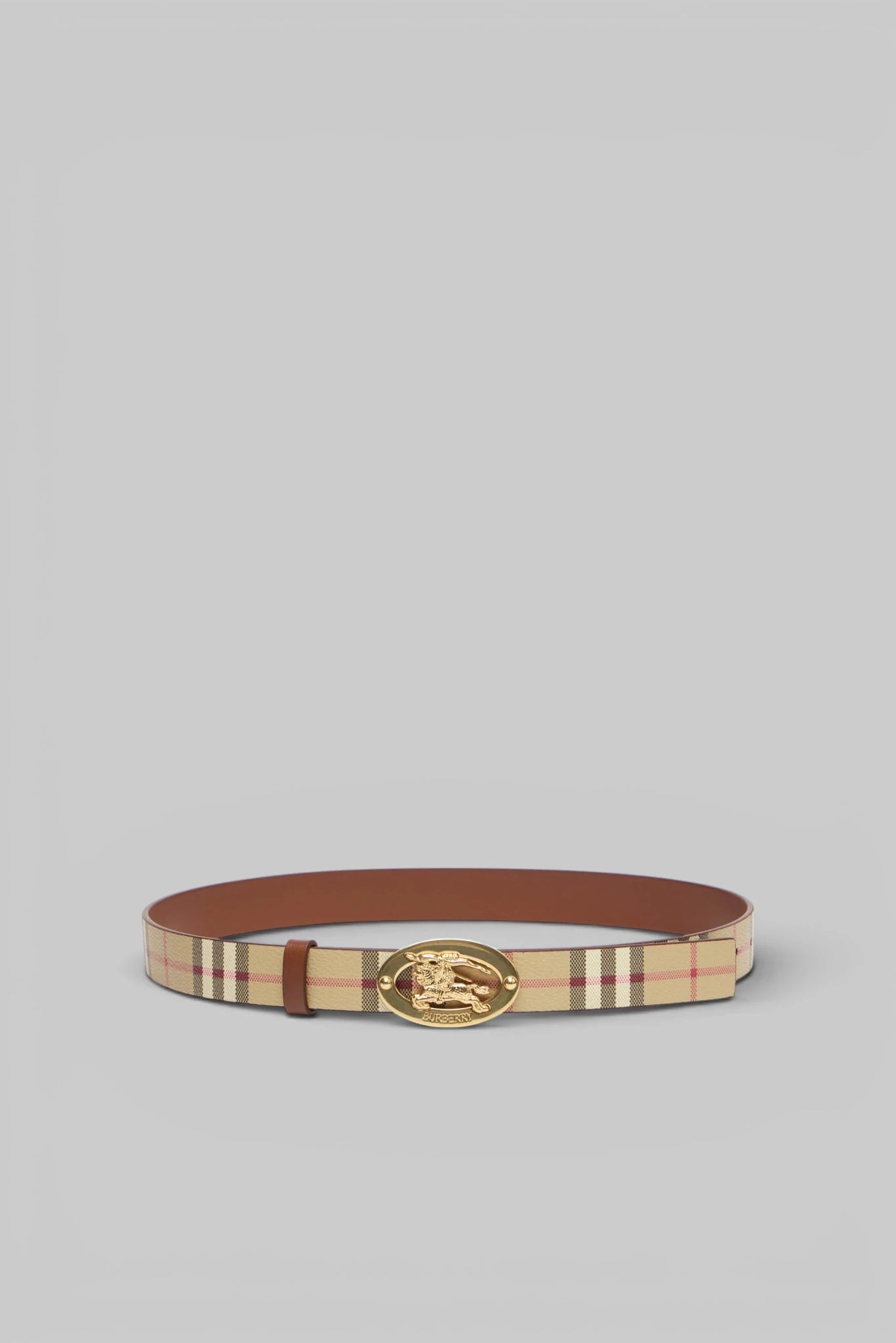Burberry - Check Oval Belt - LABELS
