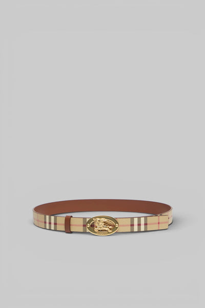 Check Oval Belt