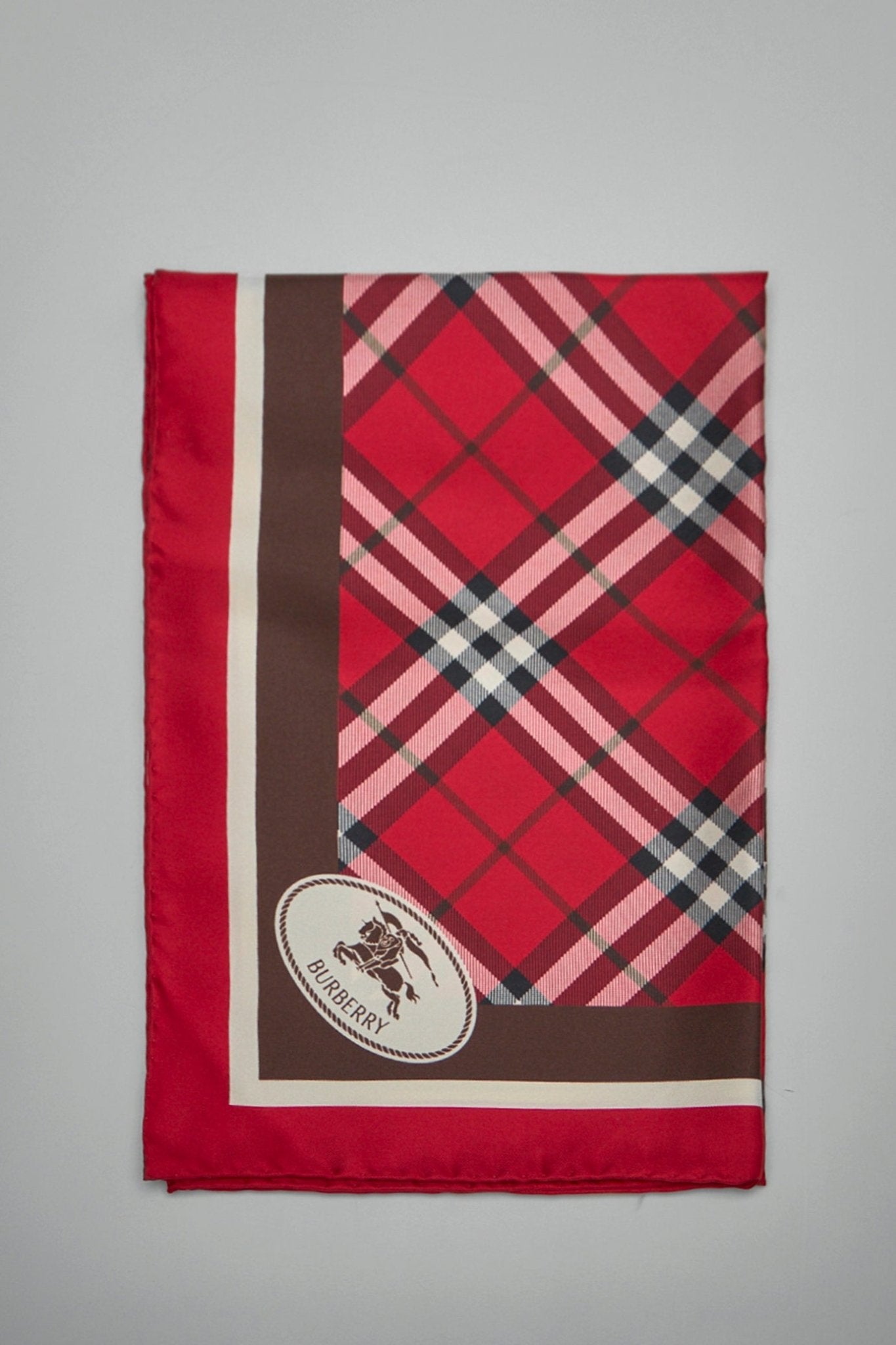Burberry - Check Silk Scarf - LABELS