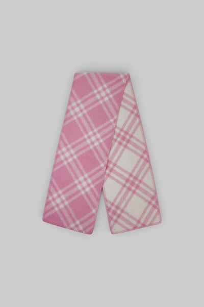 Check Wool Scarf