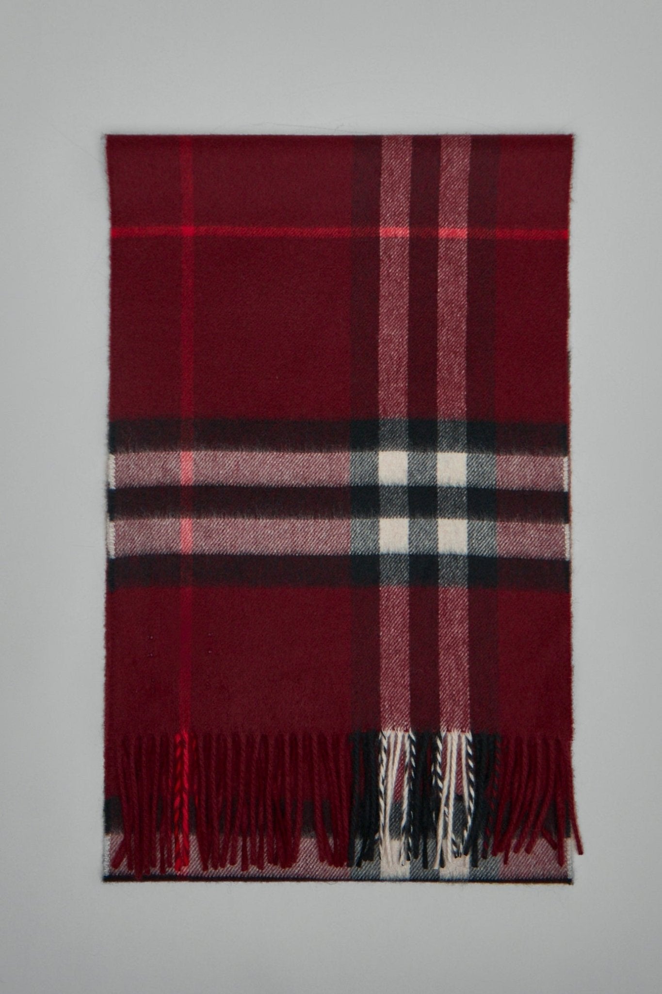 Burberry - Checked Fringed - Edge Scarf - LABELS