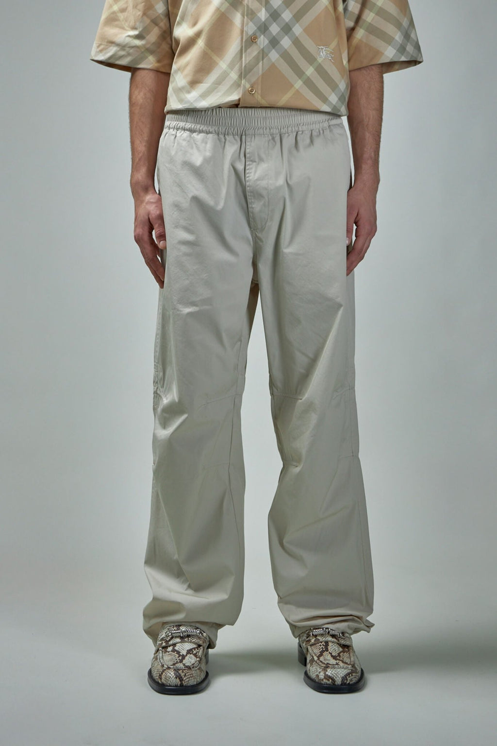 Burberry - Cotton Blend Trousers - LABELS