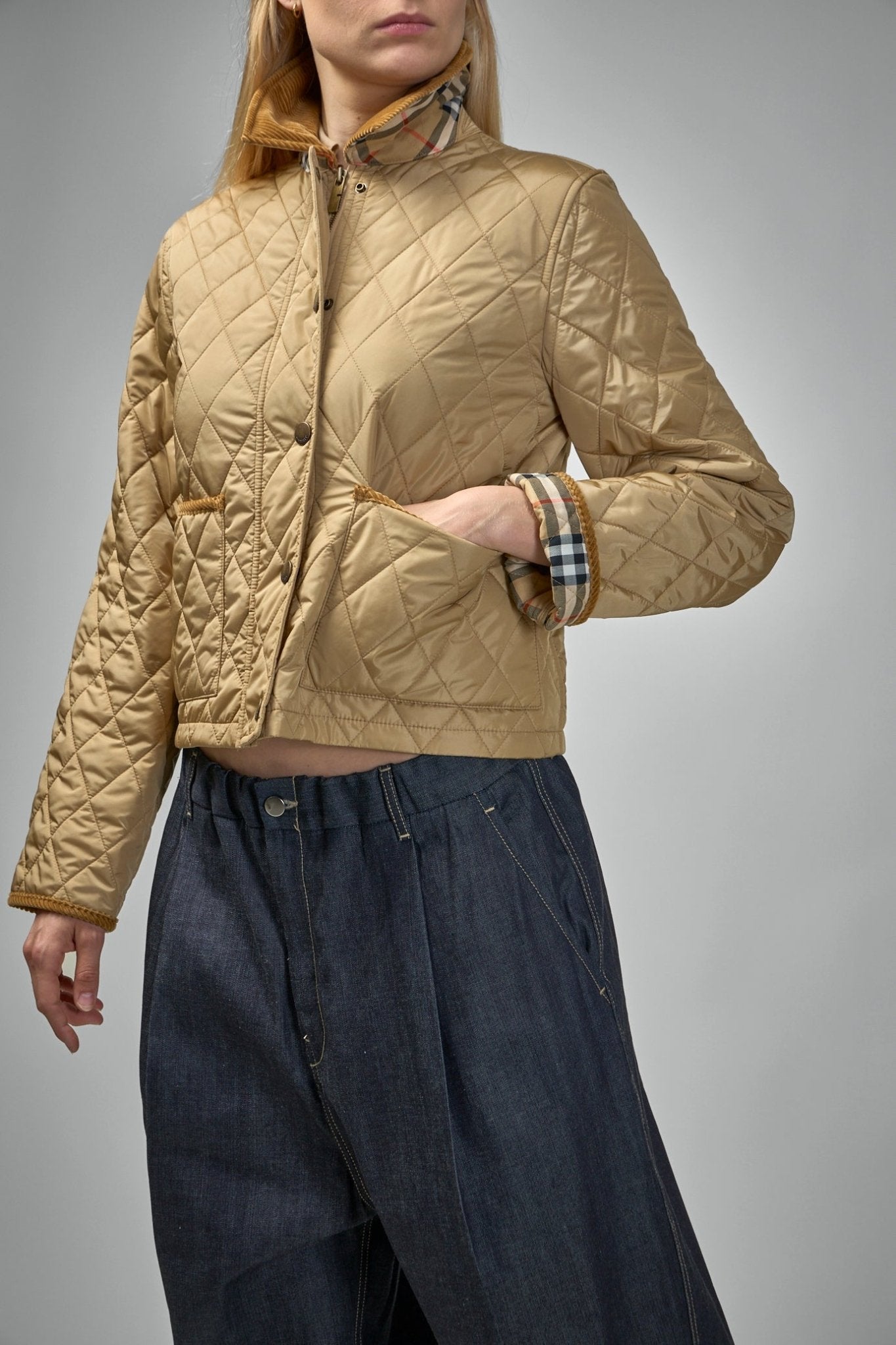 Burberry - Cropped Quilted Nylon Jacket - LABELS