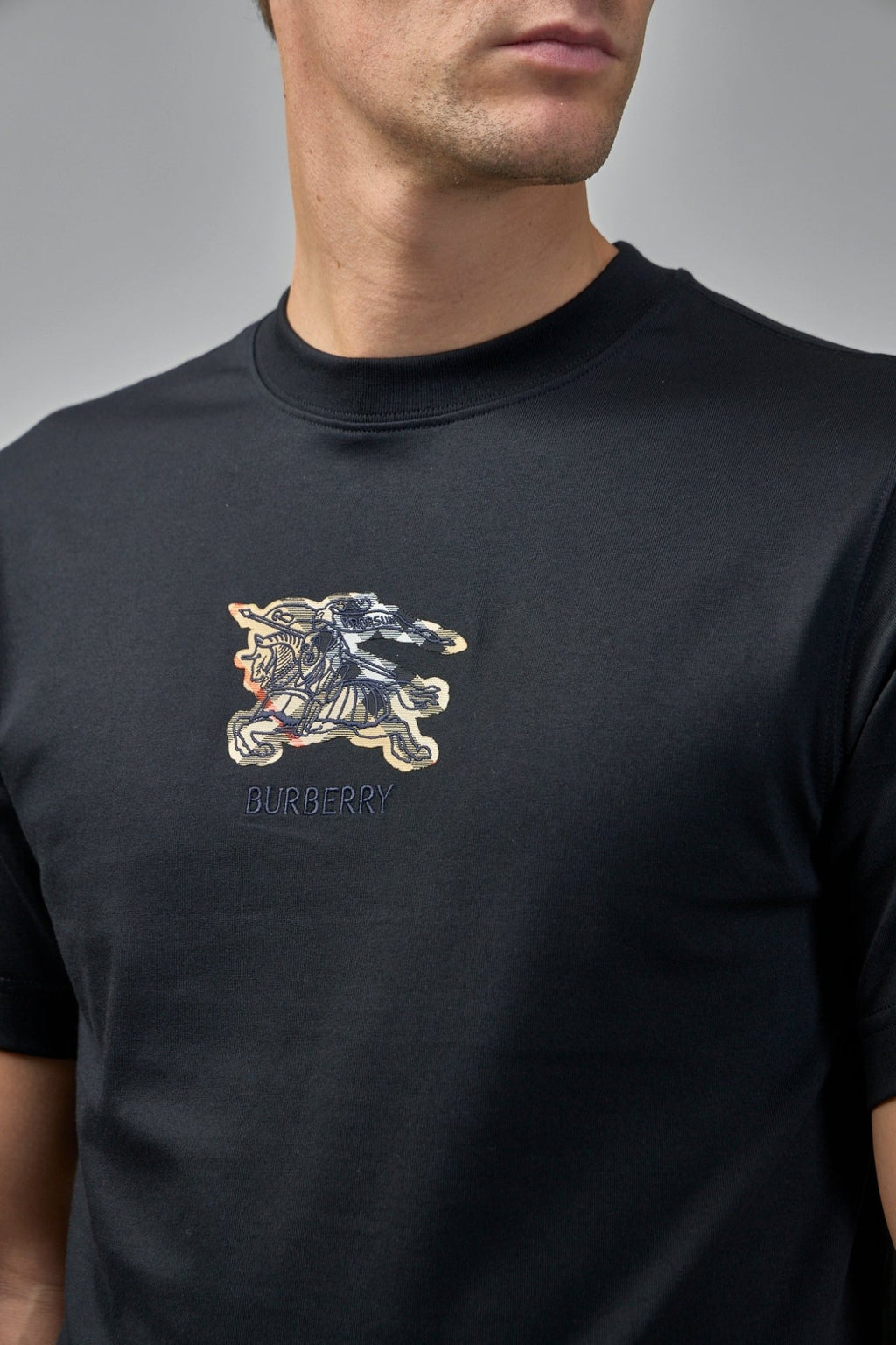 Burberry - EKD Check Cotton T-shirt - LABELS