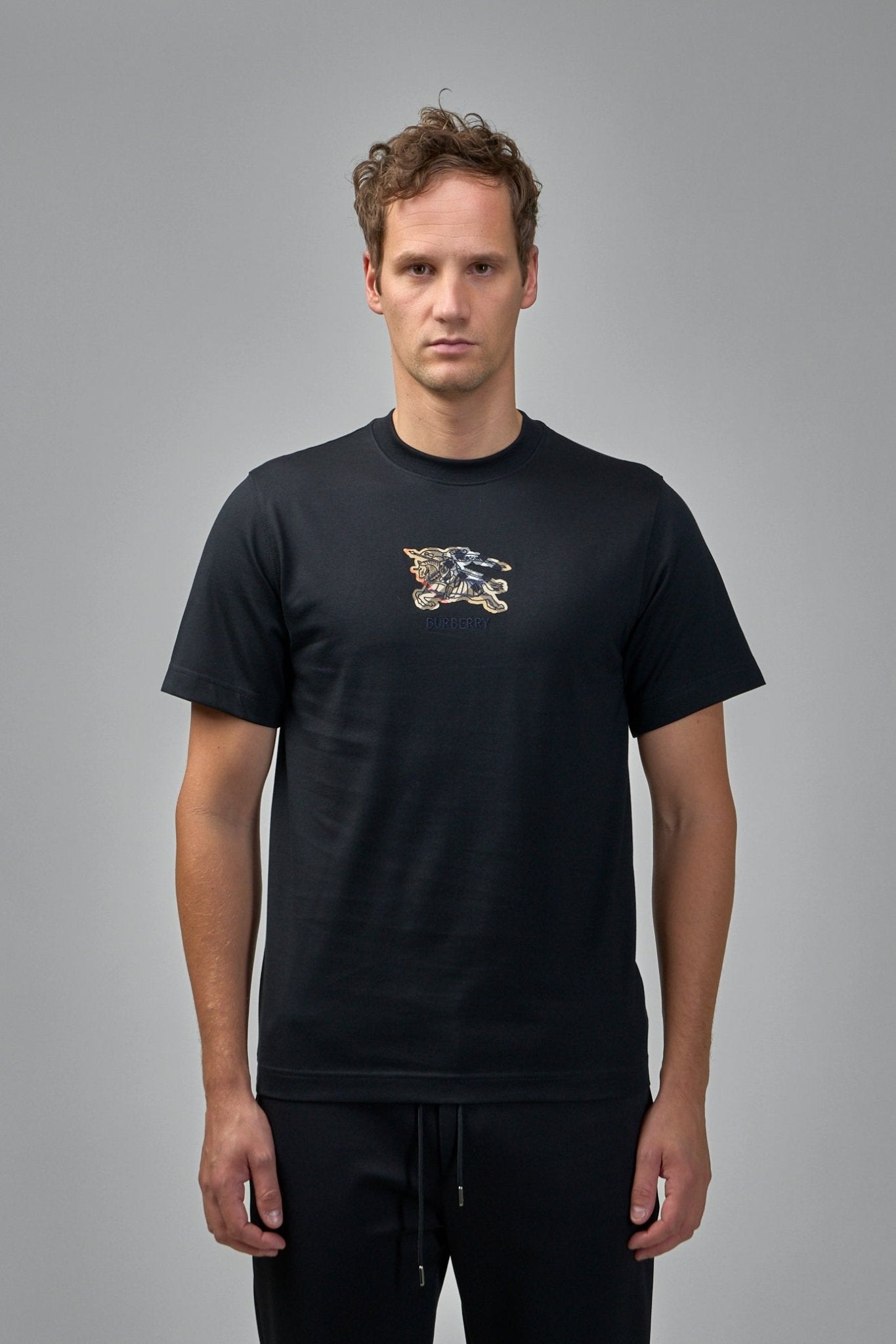 Burberry - EKD Check Cotton T-shirt - LABELS