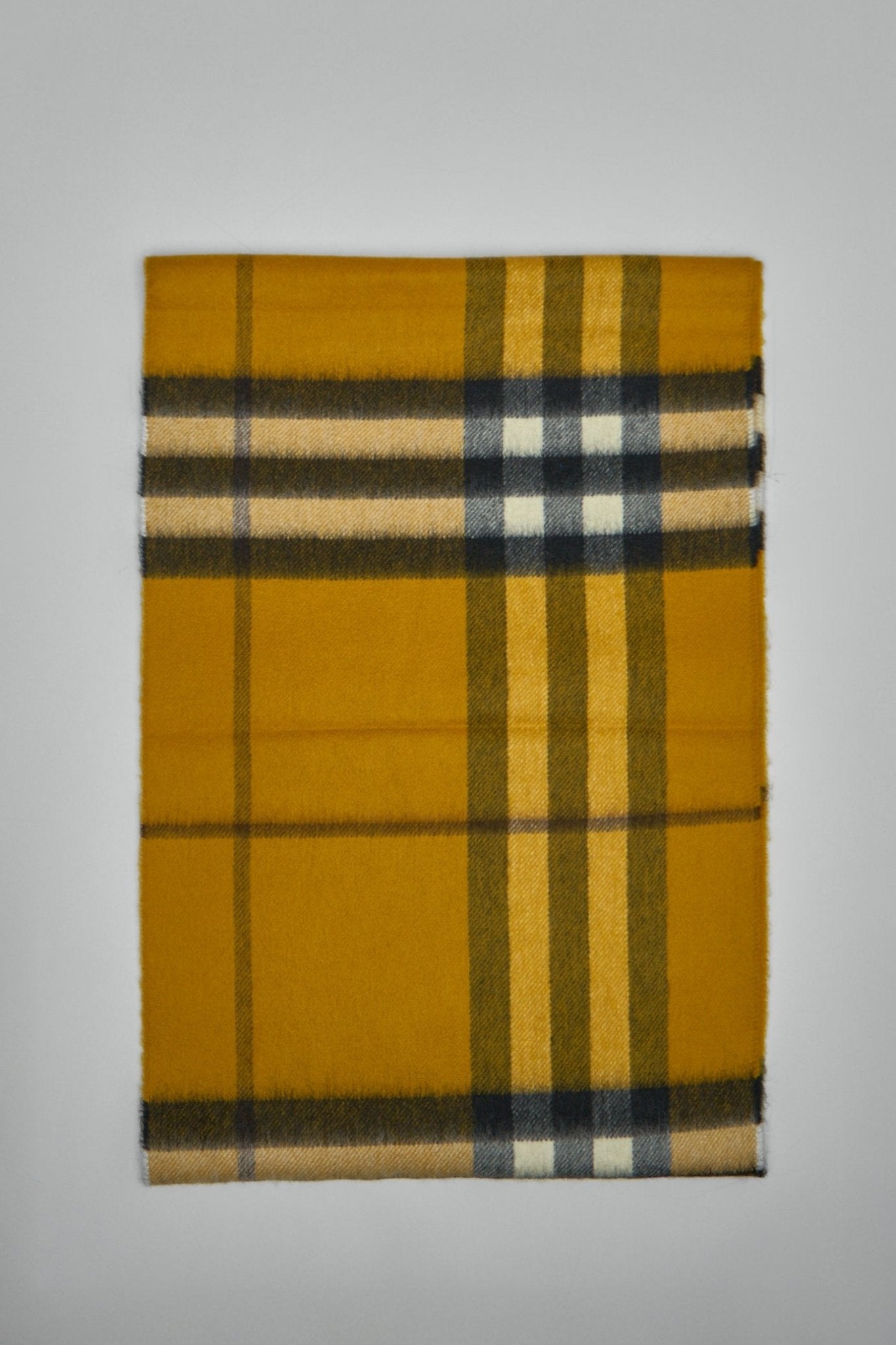 Burberry Scarves - Checked Fringed Camel Tartan – LABELS