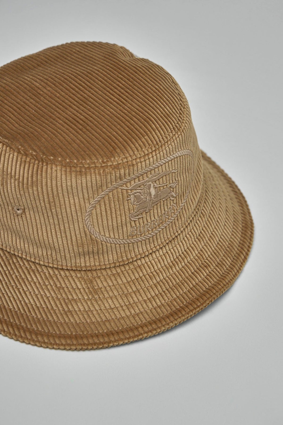 Burberry - Knight Stamp Corduroy Bucket Hat - LABELS