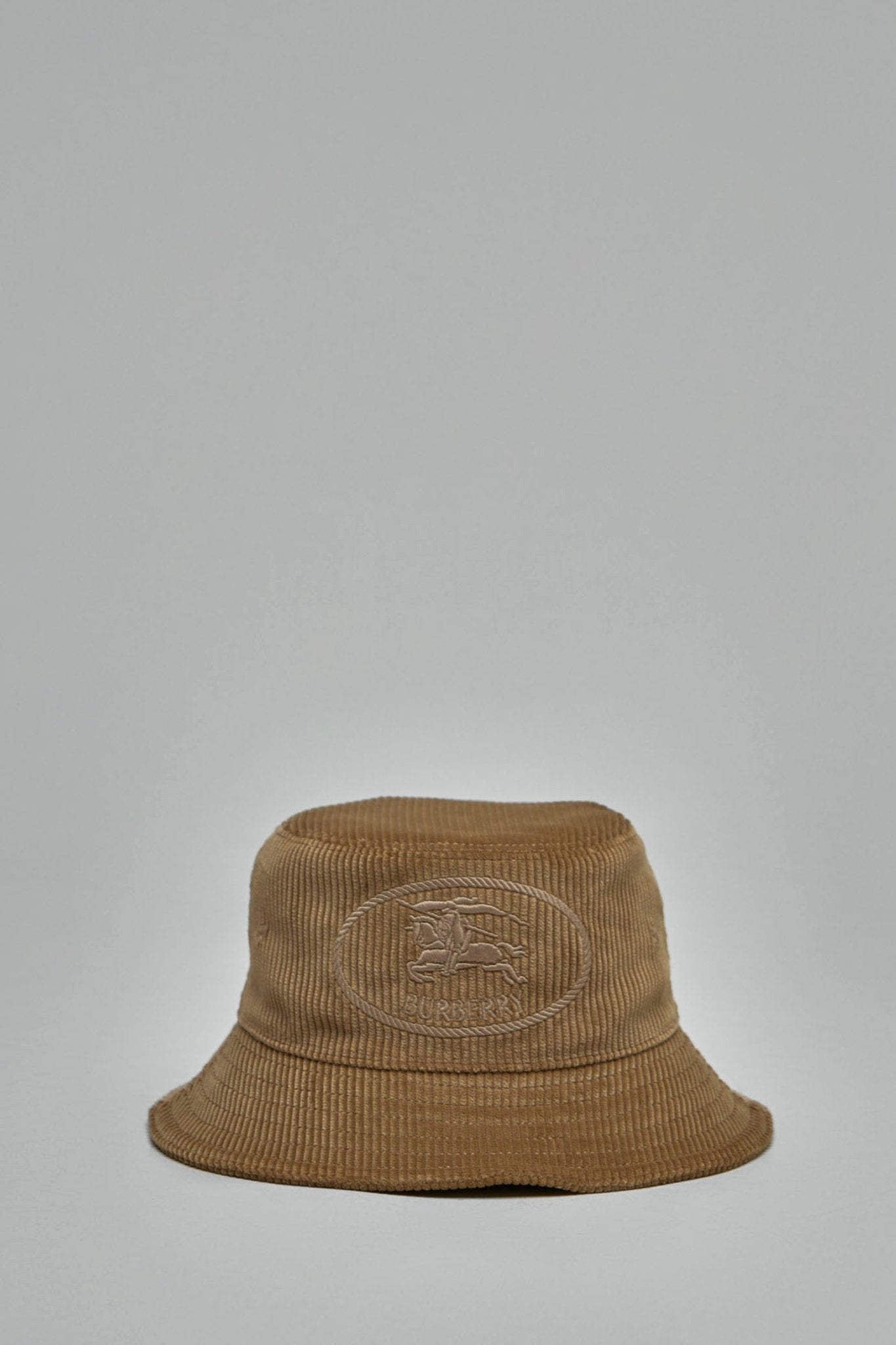Burberry - Knight Stamp Corduroy Bucket Hat - LABELS