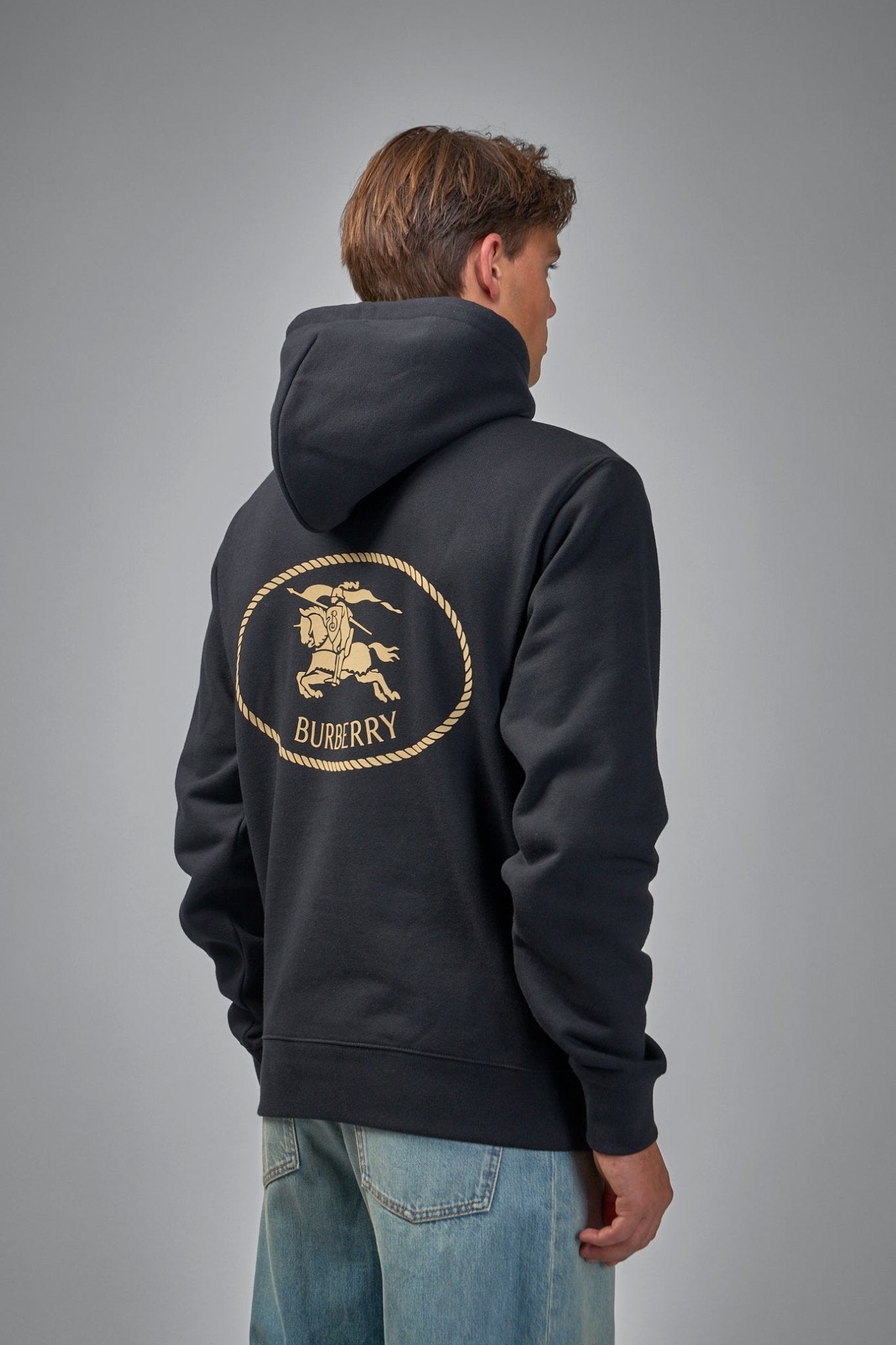 Burberry - Knight Stamp Cotton Hoodie - LABELS